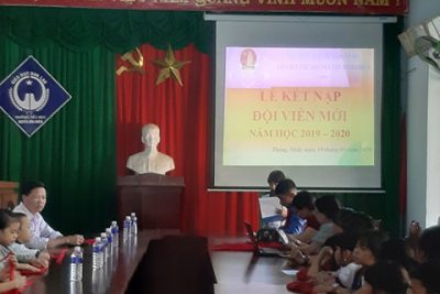 LỄ KẾT NẠP ĐỘI VIÊN MỚI