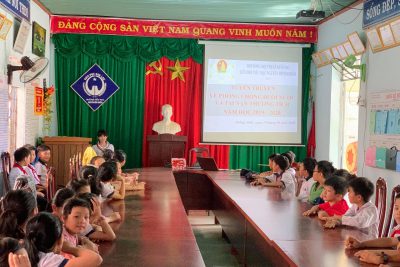 TẬP HUẤN TUYÊN TRUYỀN PHÒNG CHỐNG ĐUỐI NƯỚC CHO HỌC SINH