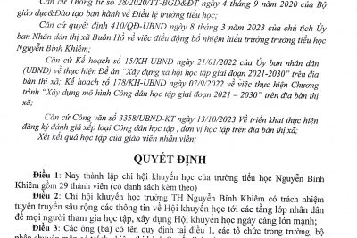 HỒ SƠ ĐƠN VỊ HỌC TẬP 2023 TRƯỜNG TH NGUYỄN BỈNH KHIÊM