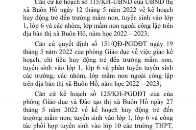 THÔNG BÁO: VỀ VIỆC TUYỂN SINH HỌC SINH LỚP 1 NĂM HỌC 2022 – 2023