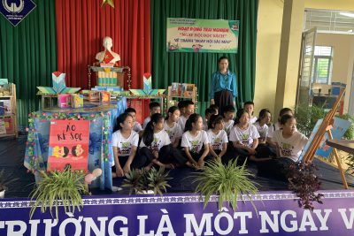 Ngày hội đọc sách, ngày hội sắc màu.